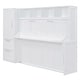 preview thumbnail 14 of 16, Full Size Murphy Wall Bed Frame with Closet and Drawers Space-Saving Design for Kids Boys&Girls