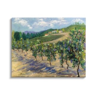 Stupell Rural Vineyard Painting Canvas Wall Art Design by Alexi Fine ...