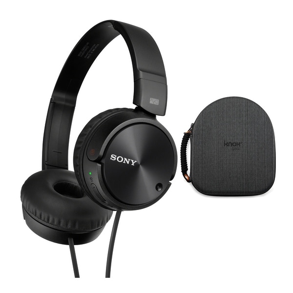 Sony MDRZX110NC Noise Cancelling Headphones with EVA Headphone Case. Opens flyout.