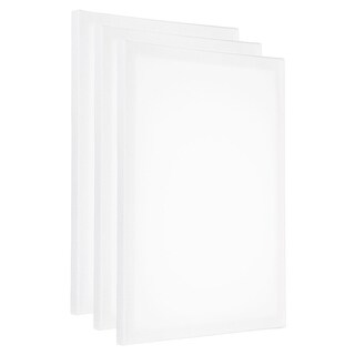 Painting Canvas Panels, 3 Pack 12x16 Inch Rectangle Blank Art Board ...