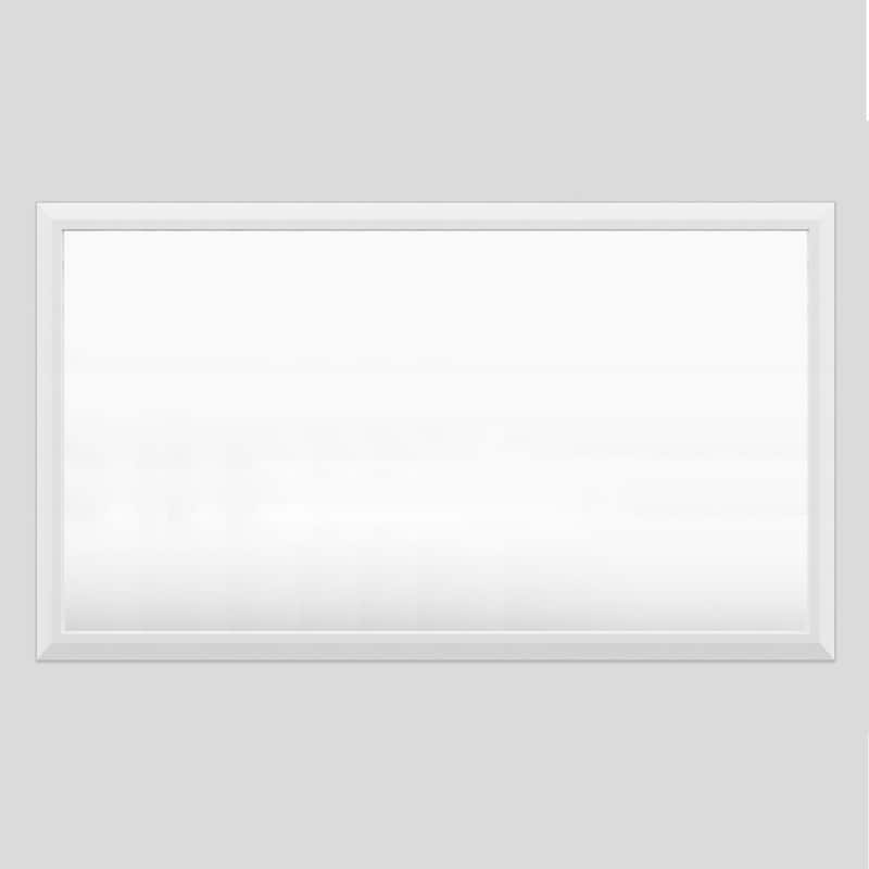 KIOTEE Full size Metal Bathroom Mirror with 5-Year Warranty