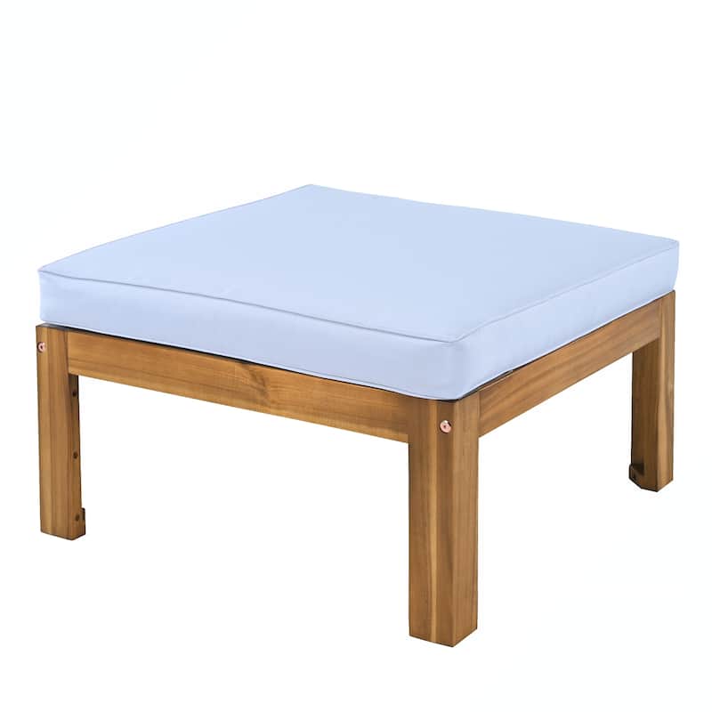 5PCS Wooden Sectional Sofa with Cushions