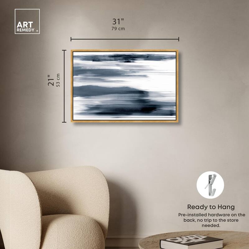 Blue Mirage Canvas by Art Remedy