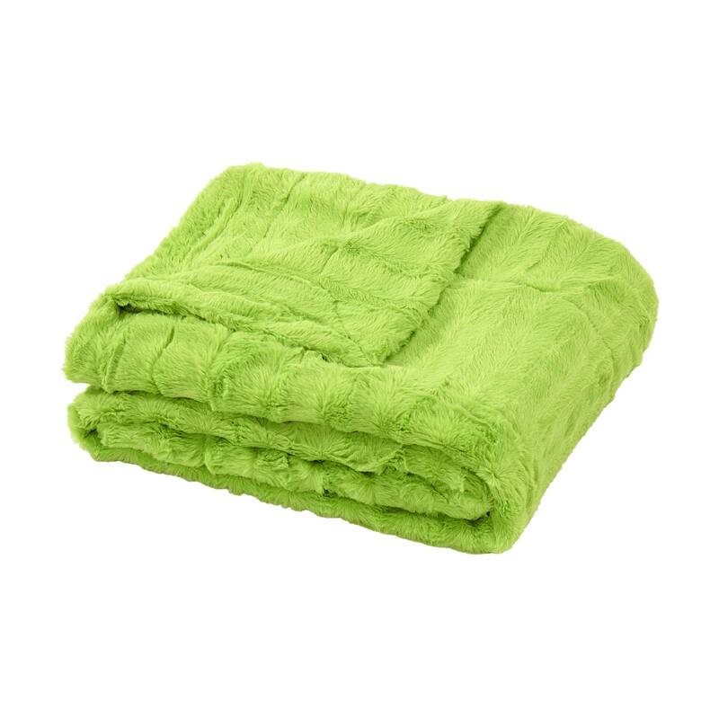 Derby Double Sided Fauxfur Throw