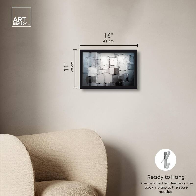 Urban Grid Shadowbox by Art Remedy