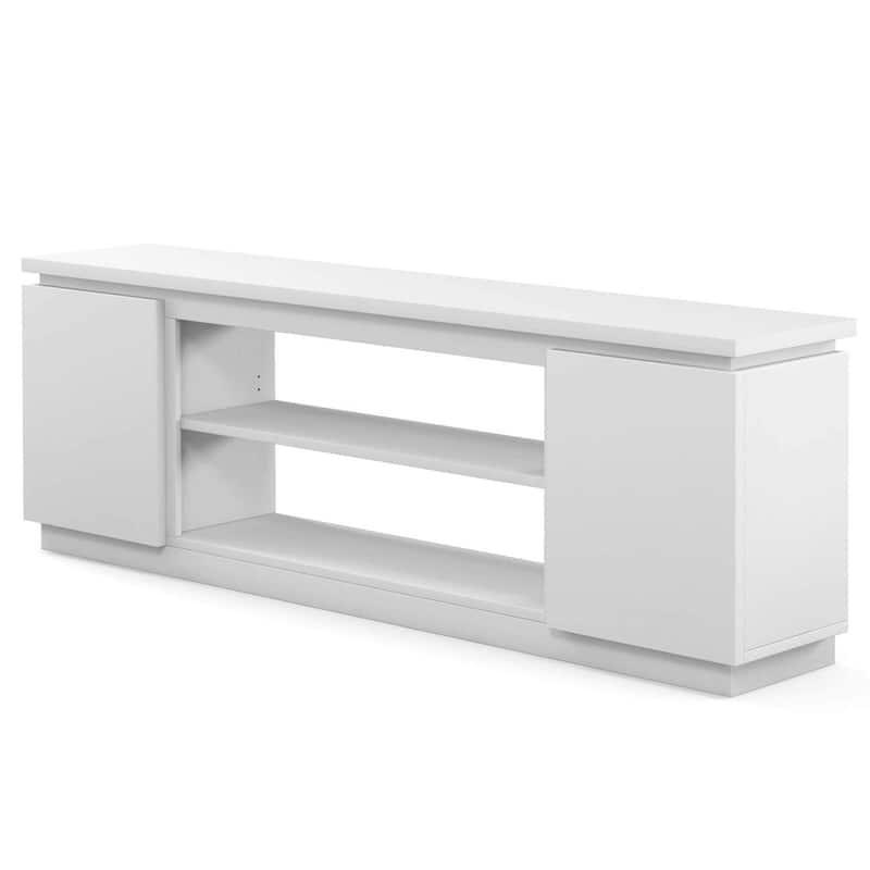 Costway Fireplace TV Stand for TVs up to 80" with Electric Fireplace 3 - See Details