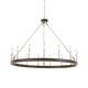 Acroma 15 Light 40 In Modern Farmhouse Wagon Wheel Chandelier-UL