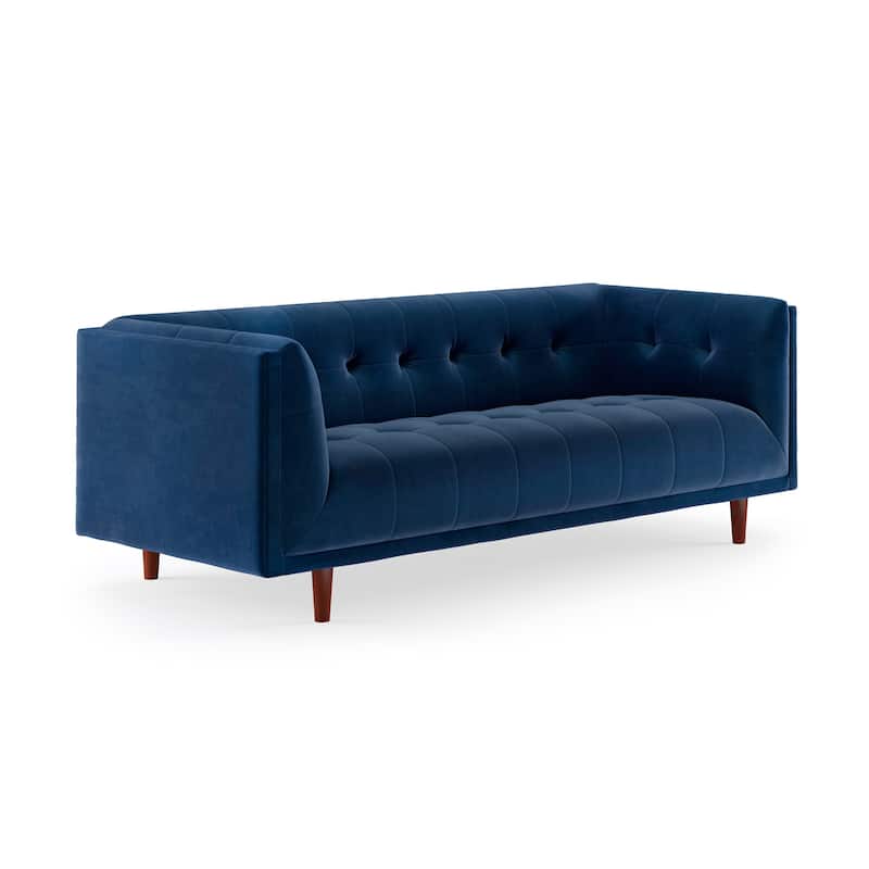 Cecily Sofa - Sapphire Blue Velvet