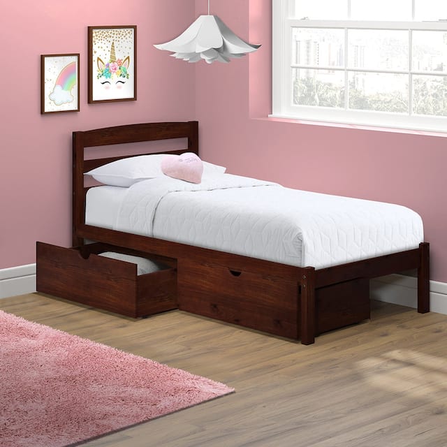 P'kolino Twin Bed with trundle bed