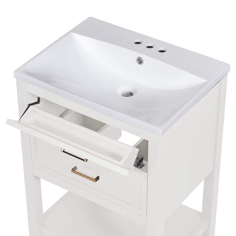 24'' Bathroom Vanity with Top Sink