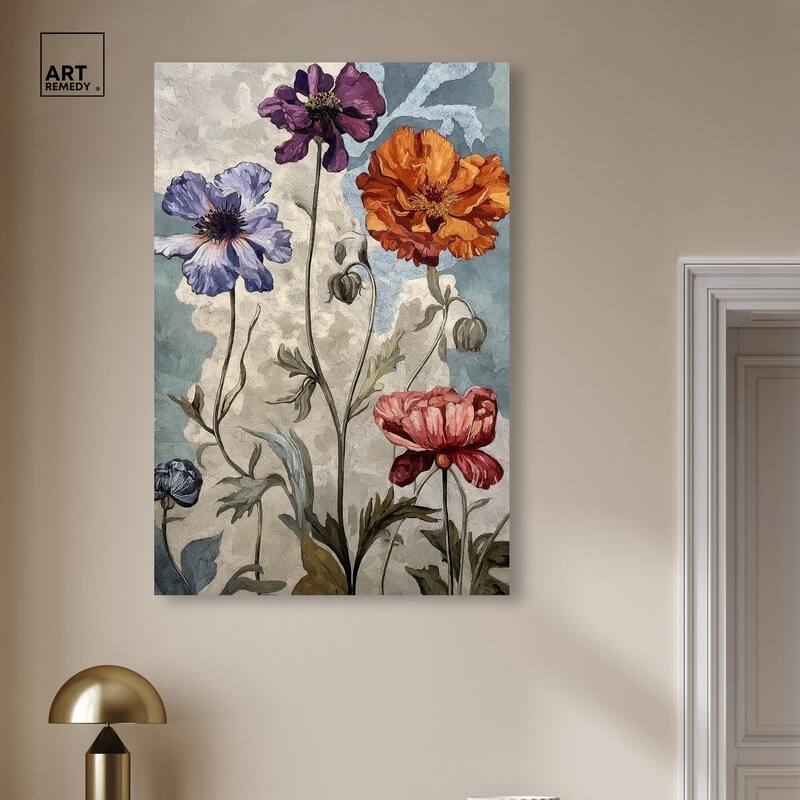 Hued Blossom III Canvas by Art Remedy, Gallery Wrapped