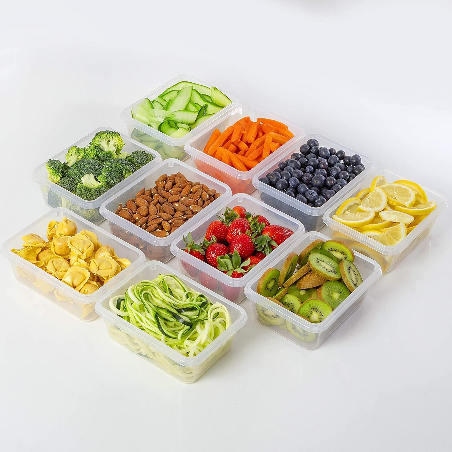 Food Storage Containers with Lids 10 Pack, 30 Ounce Leak Proof Lunch Containers  Plastic Storage Containers with Lids - 10PCS - Bed Bath & Beyond - 33014638