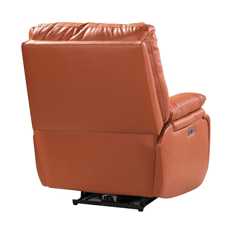 Mercedes Genuine Leather Power Recliner with Cushion Padded