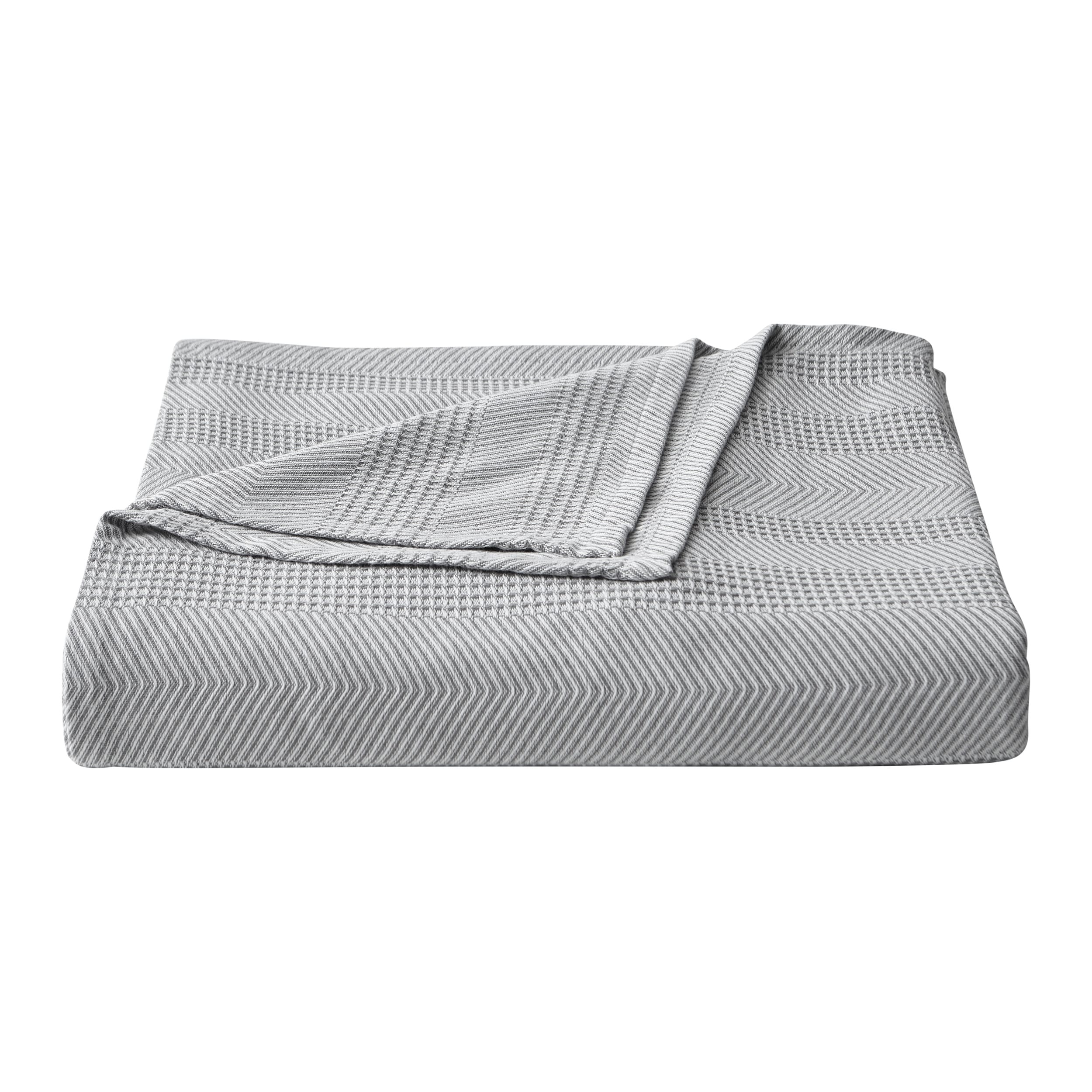 Nautica Chevron Stripe Cotton Blanket - On Sale - Overstock ...