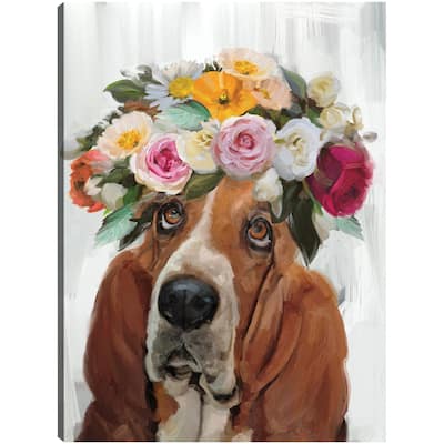 Flower Power II By Studio Arts Canvas Art Print