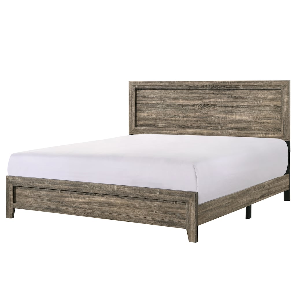 Linette Brown Panel Bed