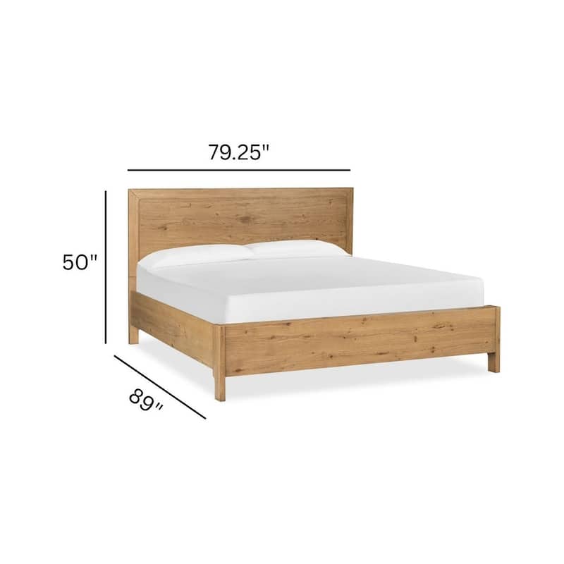 Magnussen Home Davenport Rustic Caramel Panel Bed