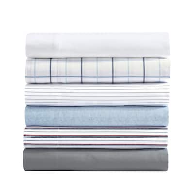 Nautica Fitted Sheet and Standard Pillowcase Sets