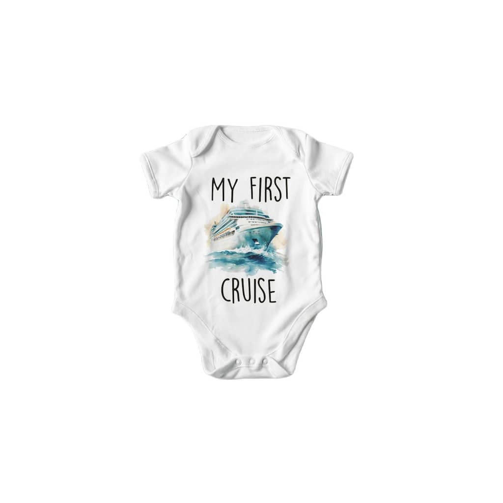 Cruise First - Baby Boy Girl Clothes Infant Bodysuit Funny Cute Newborn