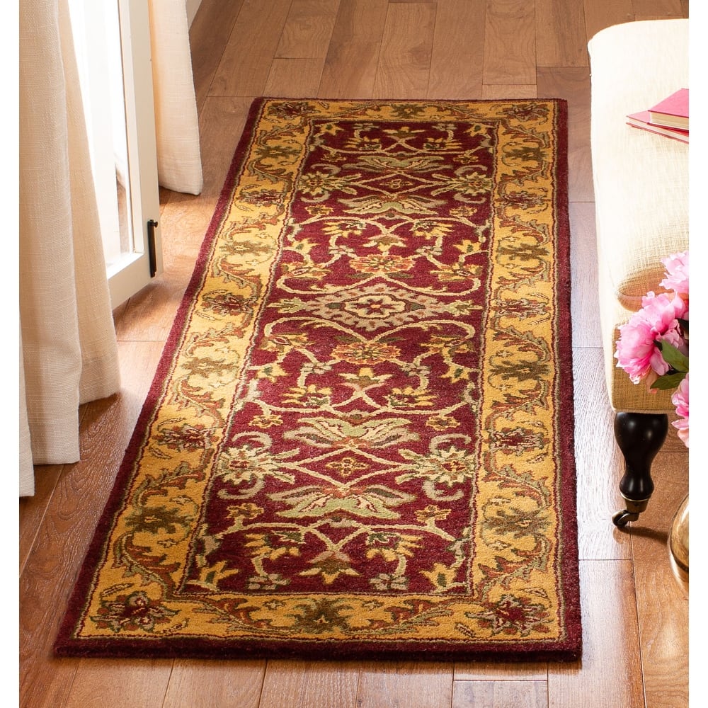 SAFAVIEH Handmade Golden Effie Tomika Traditional Oriental Wool Rug