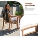 preview thumbnail 11 of 14, 9-Piece Extendable Patio Dining Set with Acacia Wood Table & 6 Breathable Mesh Chairs, Outdoor Furniture Set
