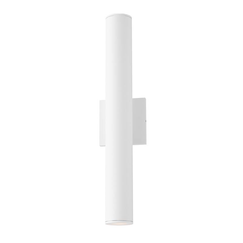 Maxim 86435 Calibro 2 Light 20" Tall LED Outdoor Wall Sconce - White