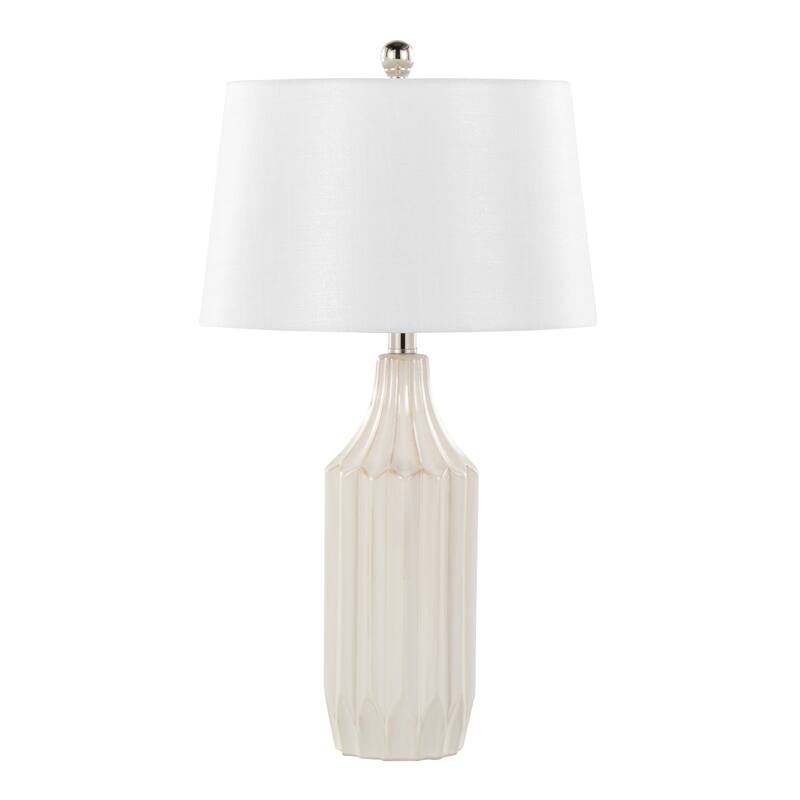Silver Orchid Valberg 23" Ceramic Table Lamp