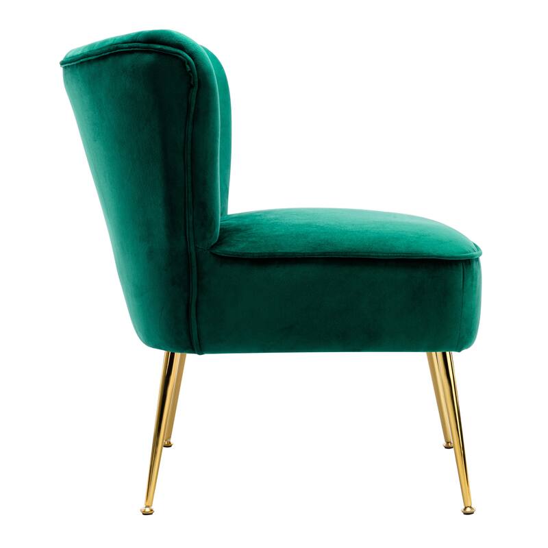 Heaven Contemporary Velvet Upholstered Accent Chair