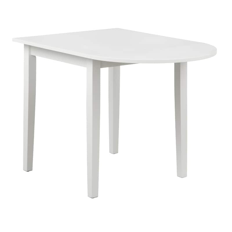 Simple Living Country Cottage Solid Wood Drop-Leaf Dining Table