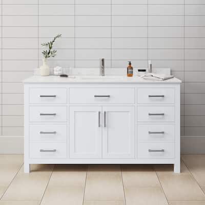 Wyndham Collection WCG242460SCCUNSMXX Beckett 60" Free Standing Single