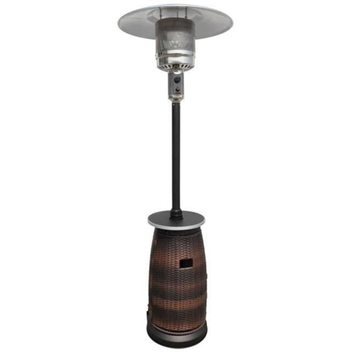 Shop Az Patio Heaters Hlds01 Whdk Tall Wicker Patio Heater With