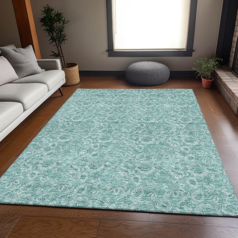 Premium Washable Super Soft Floral Modern Mayfield Rug