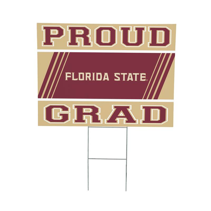 Florida State University 24" x 18" Graduation Coroplast Outdoor Yard Sign