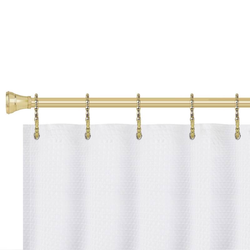 Utopia Alley Shower Rings, Oval Shape Shower Curtain Rings for Bathroom, Rustproof Zinc Shower Curtain Hooks Rings, Set of 12