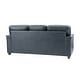 preview thumbnail 24 of 44, Rita Living Room 3-Seat Genuine Leather Sofa with Solid Wood Legs and Nailhead