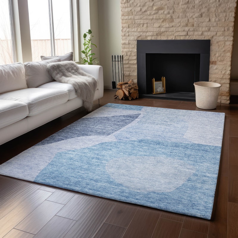 Premium Washable Super Soft Contemporary Geometric Mayfield Rug