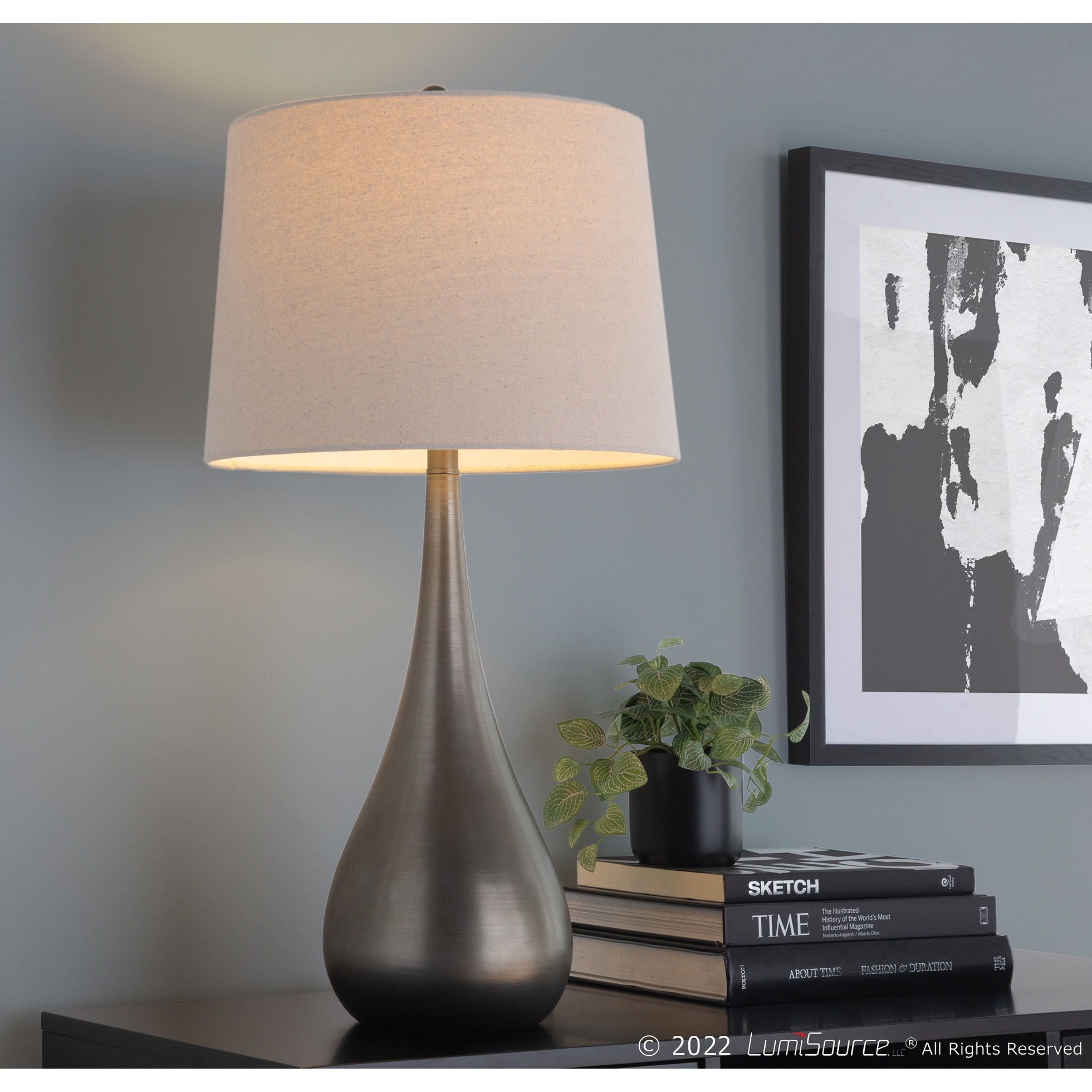 Carbon Loft Braganza 29.25-inch Table Lamp with Empire Shade