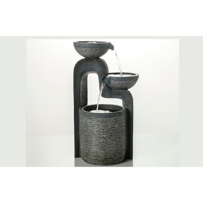 Banff Resin Fountain w/ LED light and pump