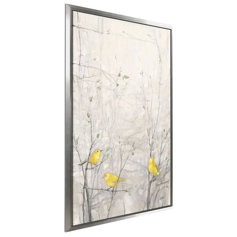 "Birds in Trees I" Print on Floating Canvas