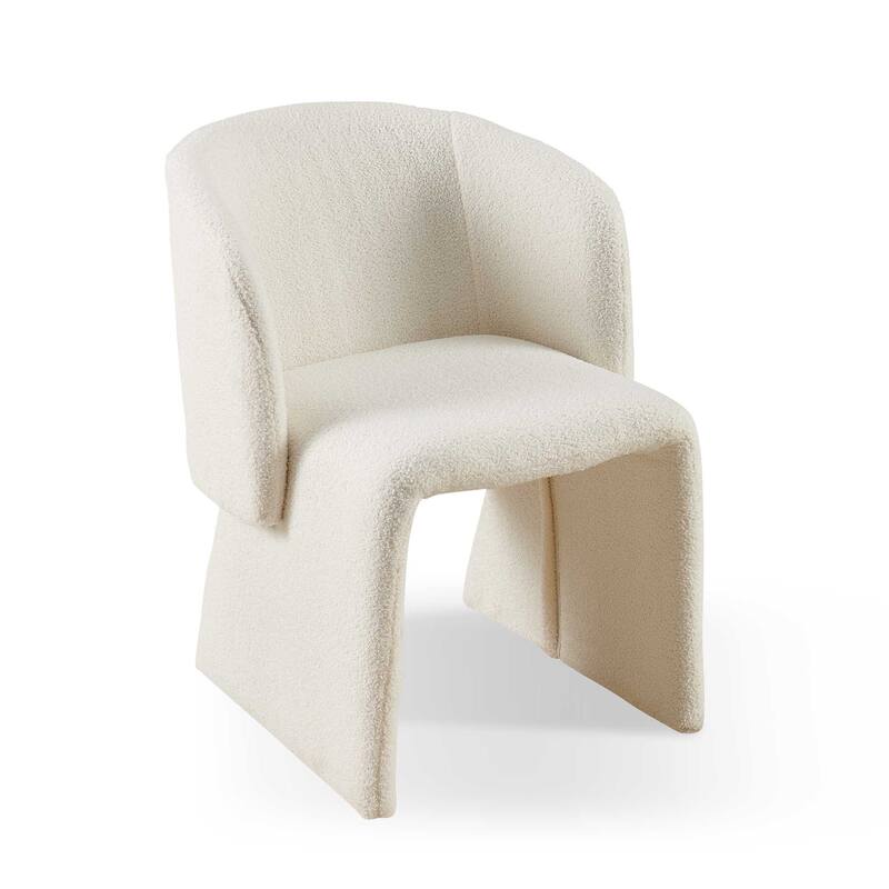 Modern Dining Chair Accent Chair Single Sofa Chair,Upholstered Side Chair Teddy Comfy Chair