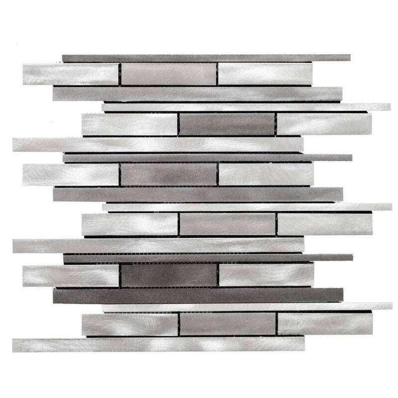 Mason 1x3 Metal Brick Mosaic Tile - Wall & Backsplash