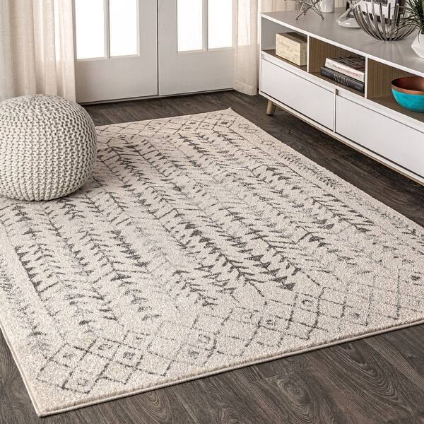 Jonathan Y Ziri Moroccan Geometric Area Rug Overstock 29965347