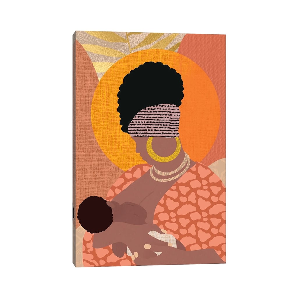 iCanvas "Nursing Mother" by Sagmoon Paper Co. Canvas Print