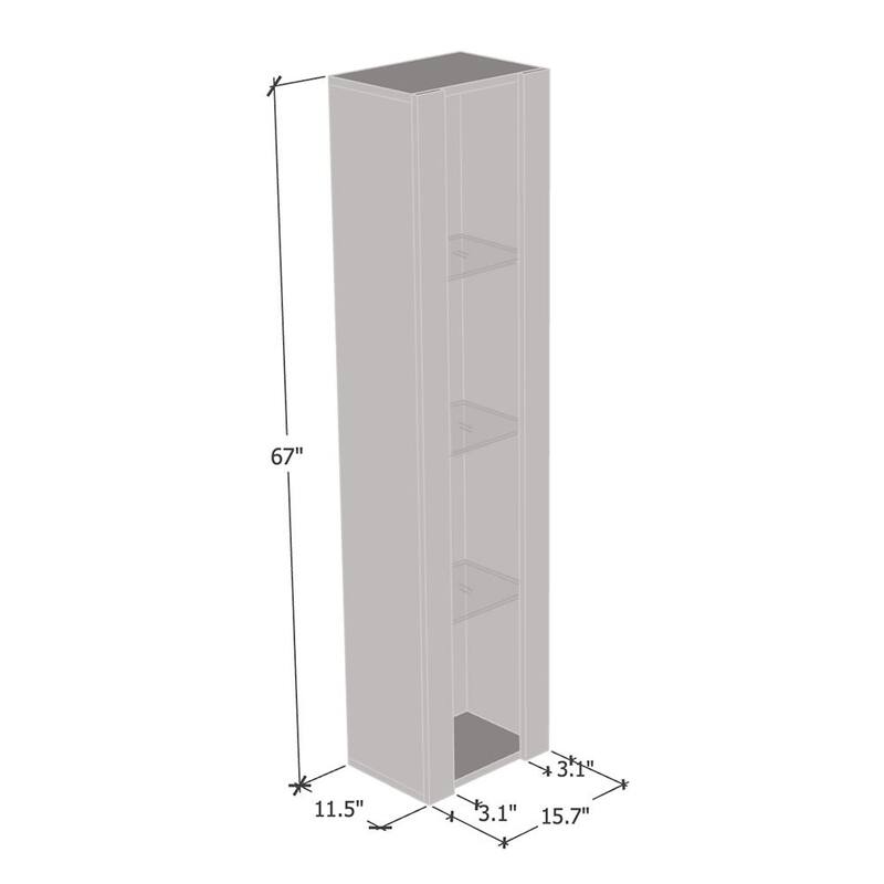 Strick & Bolton Hadi Wall-mounted Bookcase