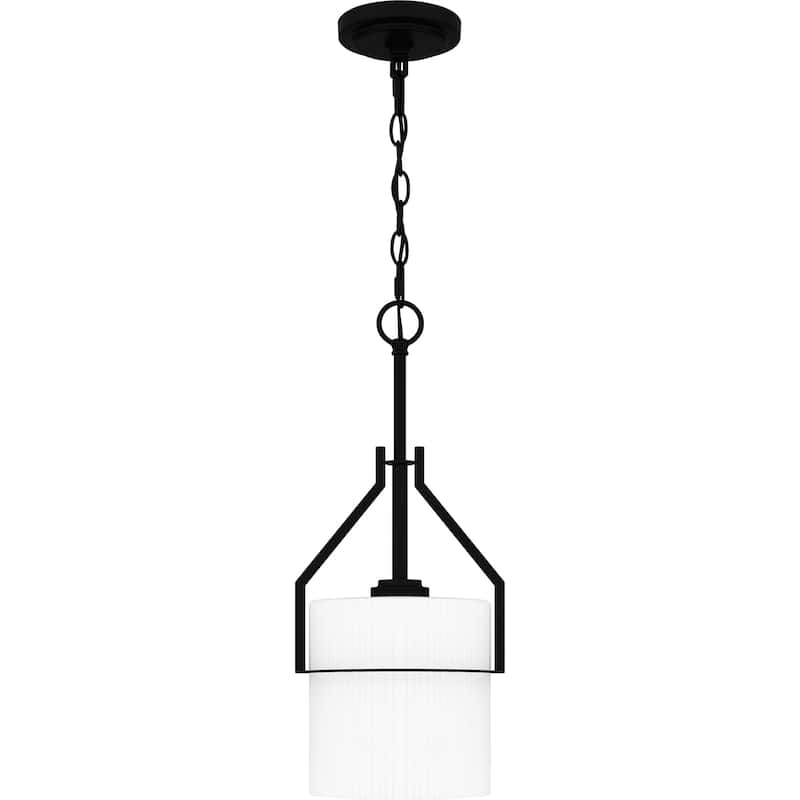 Seymour 1-Light Matte Black Mini Pendant Light