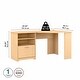 preview thumbnail 49 of 108, Bush Furniture Wood Corner Desk