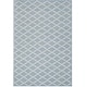 preview thumbnail 34 of 101, SAFAVIEH Handmade Chatham Carlota Modern Moroccan Wool Rug 5' x 8' - Blue/Ivory - Rectangle