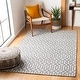 preview thumbnail 22 of 28, Martha Stewart by SAFAVIEH Joanneke Cotton Rug 5' x 7' - Silver/Grey - Rectangle