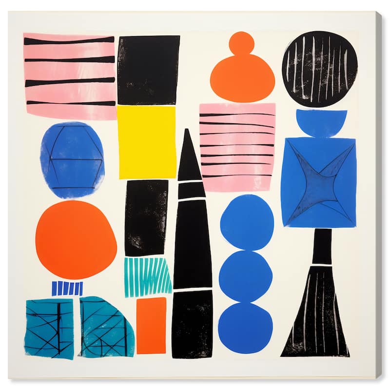 Wynwood Studio Canvas Abstract Chemistry Recipients Blue and Modern & Contemporary Wall Art Canvas Print