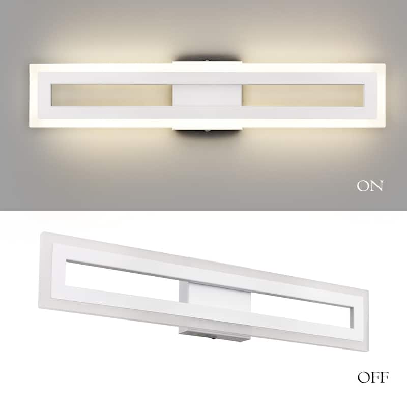 Manarola Modern LED Bathroom Vanity Light Brass Wall Sconce , Vanity Light